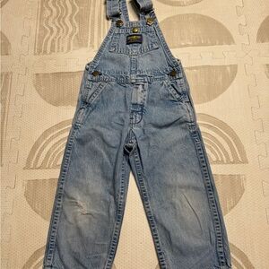 OshKosh B'gosh Striped Denim Overalls
